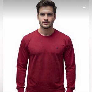Polo by Ralph Lauren Red Long Sleeve Tee